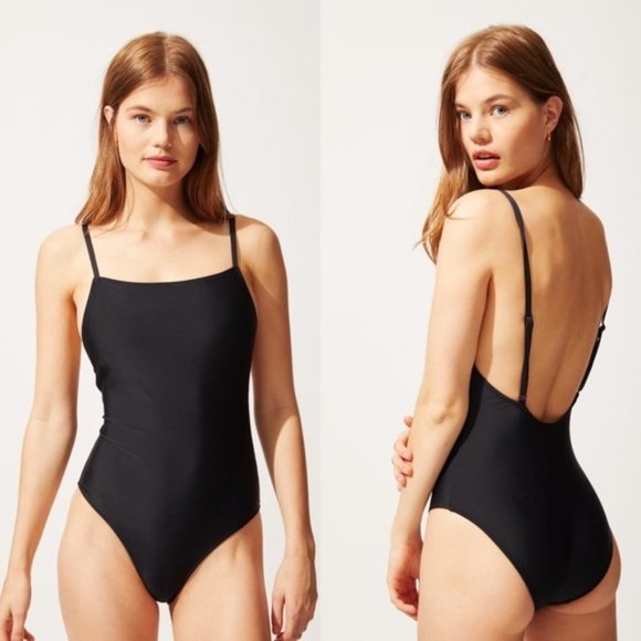 Solid & Striped The Jacqueline One-piece Black Size X-Small - Picture 1 of 9